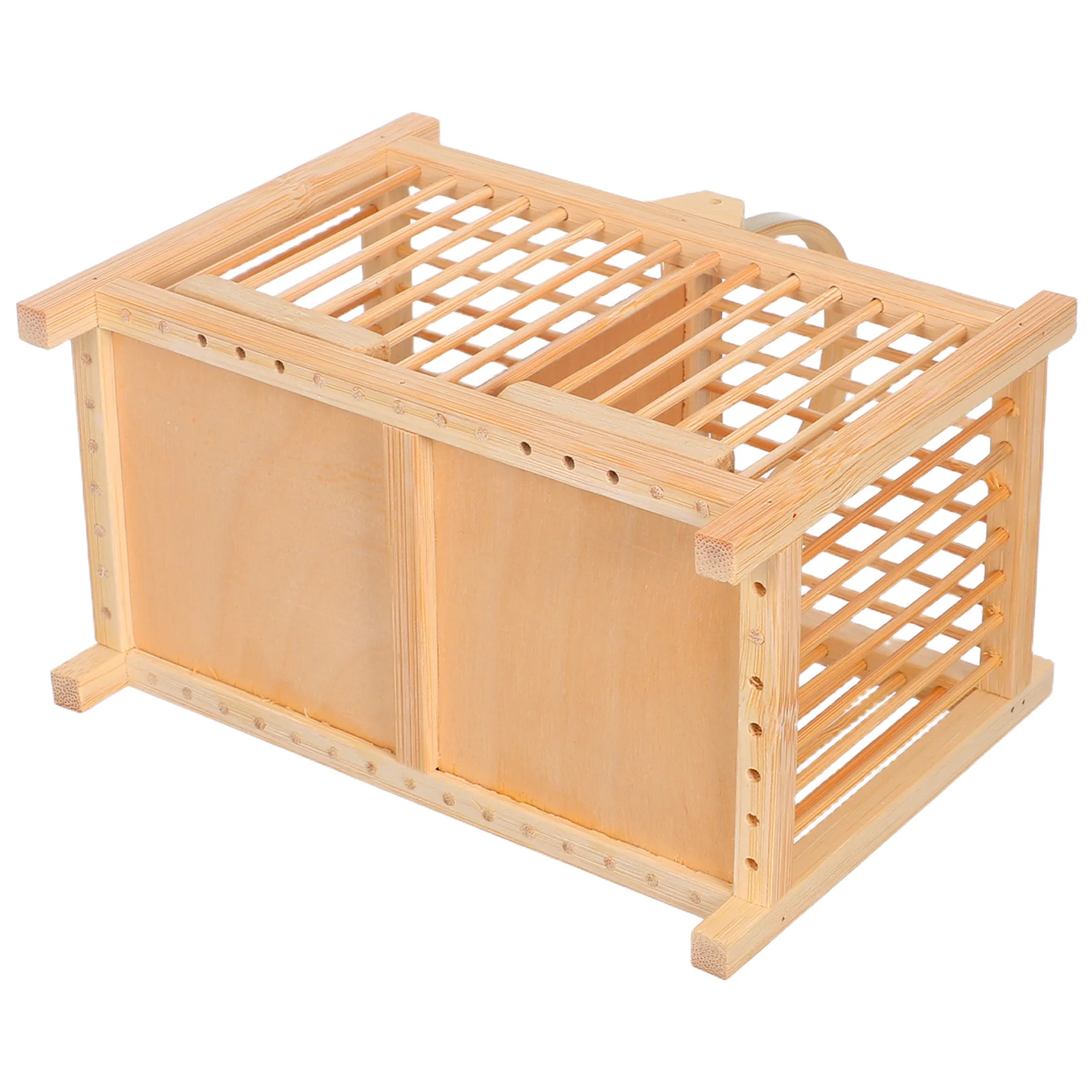 Wooden Small Animal Cage Vintage Cricket Habitat Crate Portable Carrying Cage for Hamsters Gerbils Grasshoppers Small Pet Travel
Wooden Small Animal Cage Vintage Cricket Habitat Crate Portable Carrying Cage for Hamsters Gerbils Grasshoppers Small Pet Travel