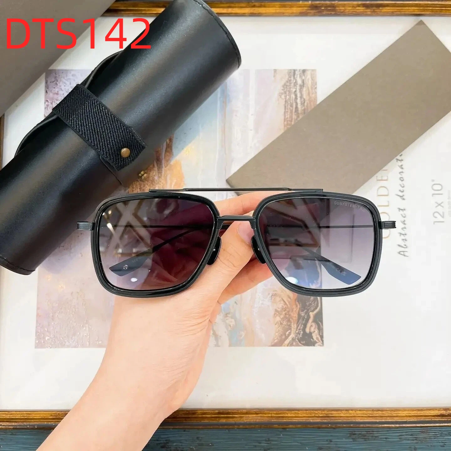 New DT SUBSYSTEM-TWO DTS142 Luxury Retro Alloy Frame Womens Sunglasses Stylish Casual Square Business Men's Sun Glasses With Box
New DT SUBSYSTEM-TWO DTS142 Luxury Retro Alloy Frame Womens Sunglasses Stylish Casual Square Business Men's Sun Glasses With Box