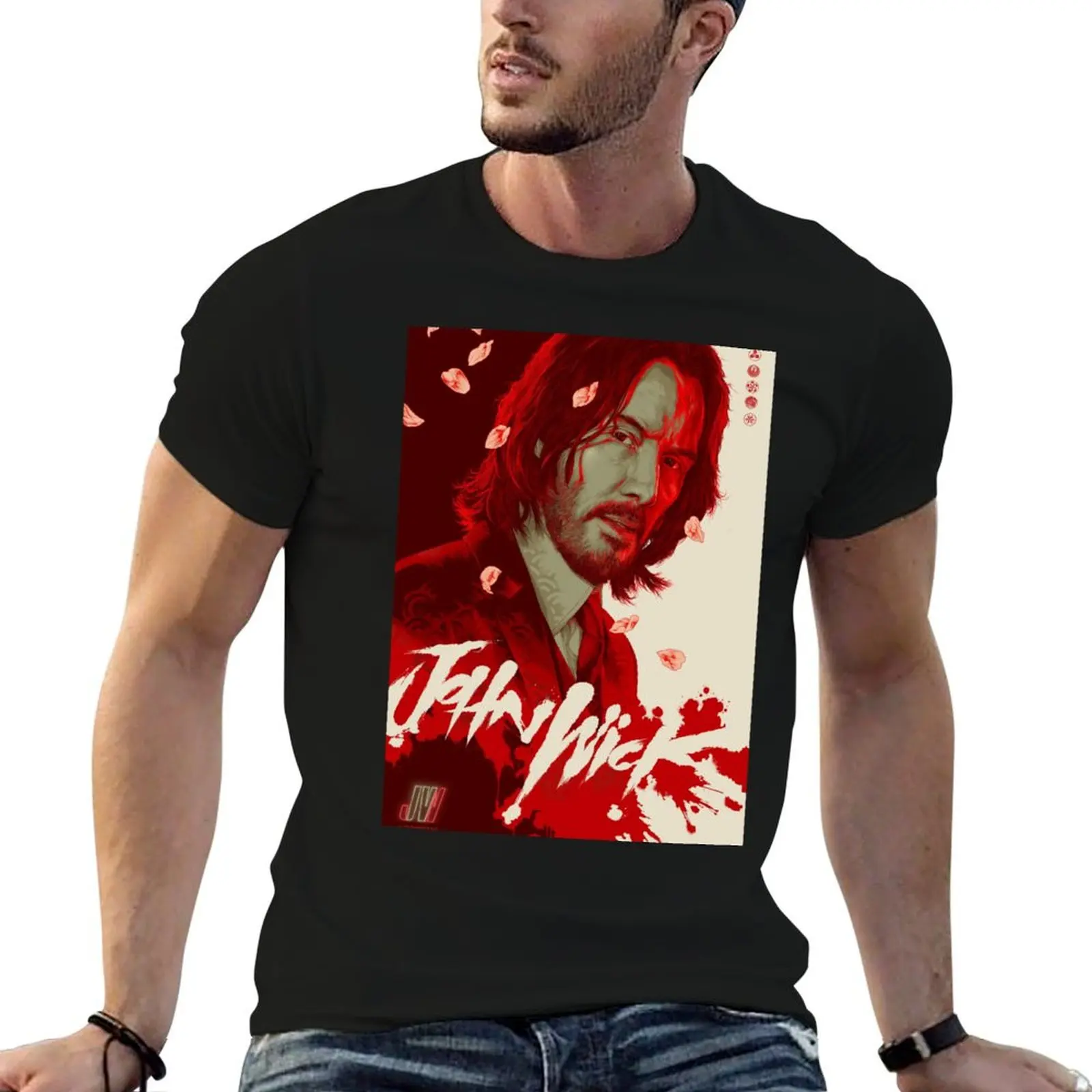 jw4 - John Wick: Chapter 4 - John Wick movie t -shirt T-Shirt mens graphic t shirts cotton t shirts man 100% T-Shirt
jw4 - John Wick: Chapter 4 - John Wick movie t -shirt T-Shirt mens graphic t shirts cotton t shirts man 100% T-Shirt
