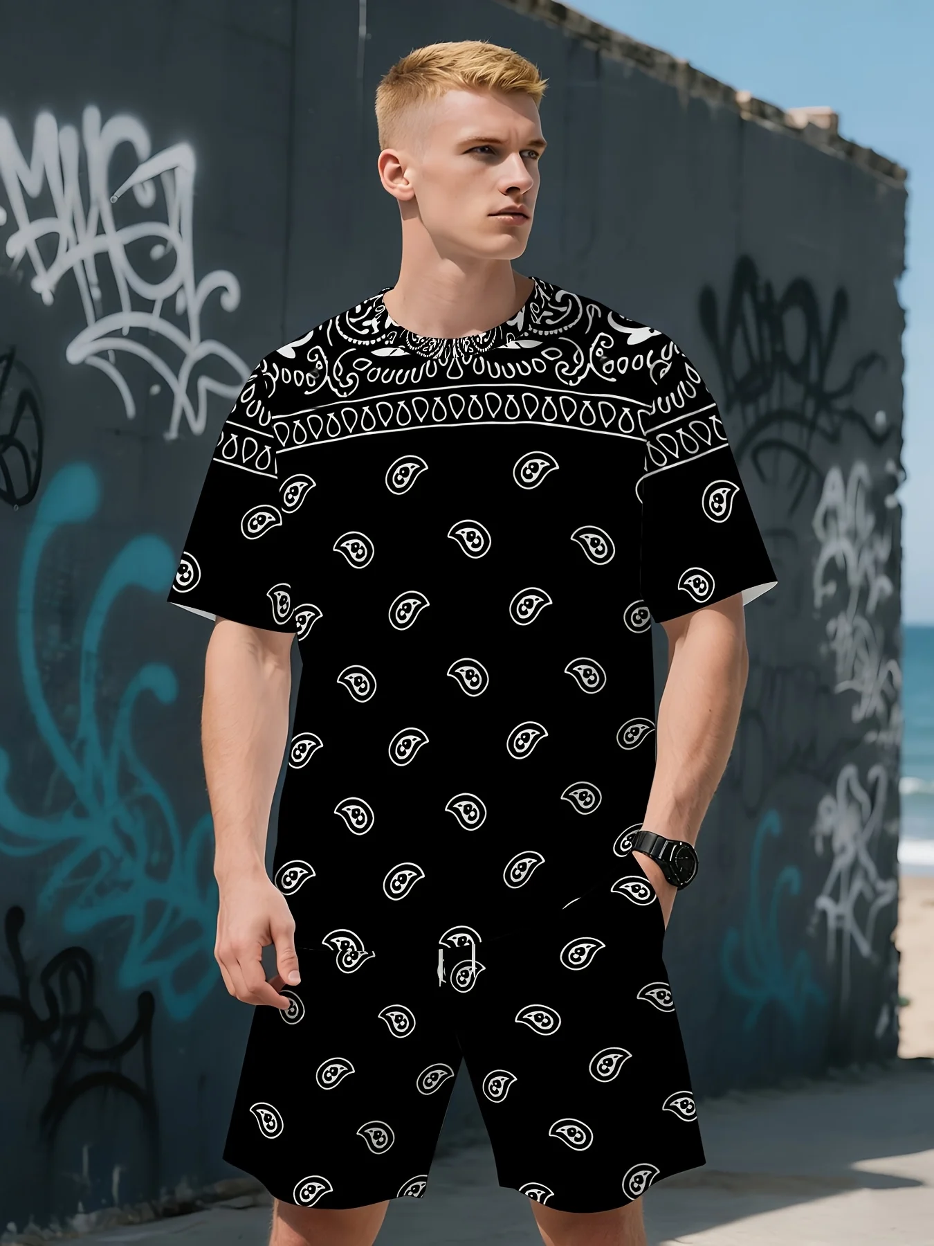 2026 Summer New Men's 3D Print Shorts Y2K Oversized Casual Suit Suitable for Daily and Training Wear
2026 Summer New Men's 3D Print Shorts Y2K Oversized Casual Suit Suitable for Daily and Training Wear