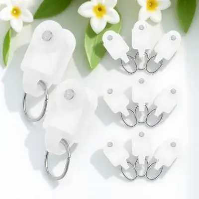 50PCS Curtain Rail Pulley Ball Hooks I Shaped Roller for Silent Track Hanging System L Shape Accessory
50PCS Curtain Rail Pulley Ball Hooks I Shaped Roller for Silent Track Hanging System L Shape Accessory