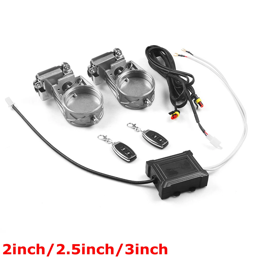 Double Exhaust Control Valve 2"/2.5"/3" Exhaust cut out 1 Drag 2 Electric Valve Unit- Low Pressure For Exhaust Catback Downpipe
Double Exhaust Control Valve 2"/2.5"/3" Exhaust cut out 1 Drag 2 Electric Valve Unit- Low Pressure For Exhaust Catback Downpipe