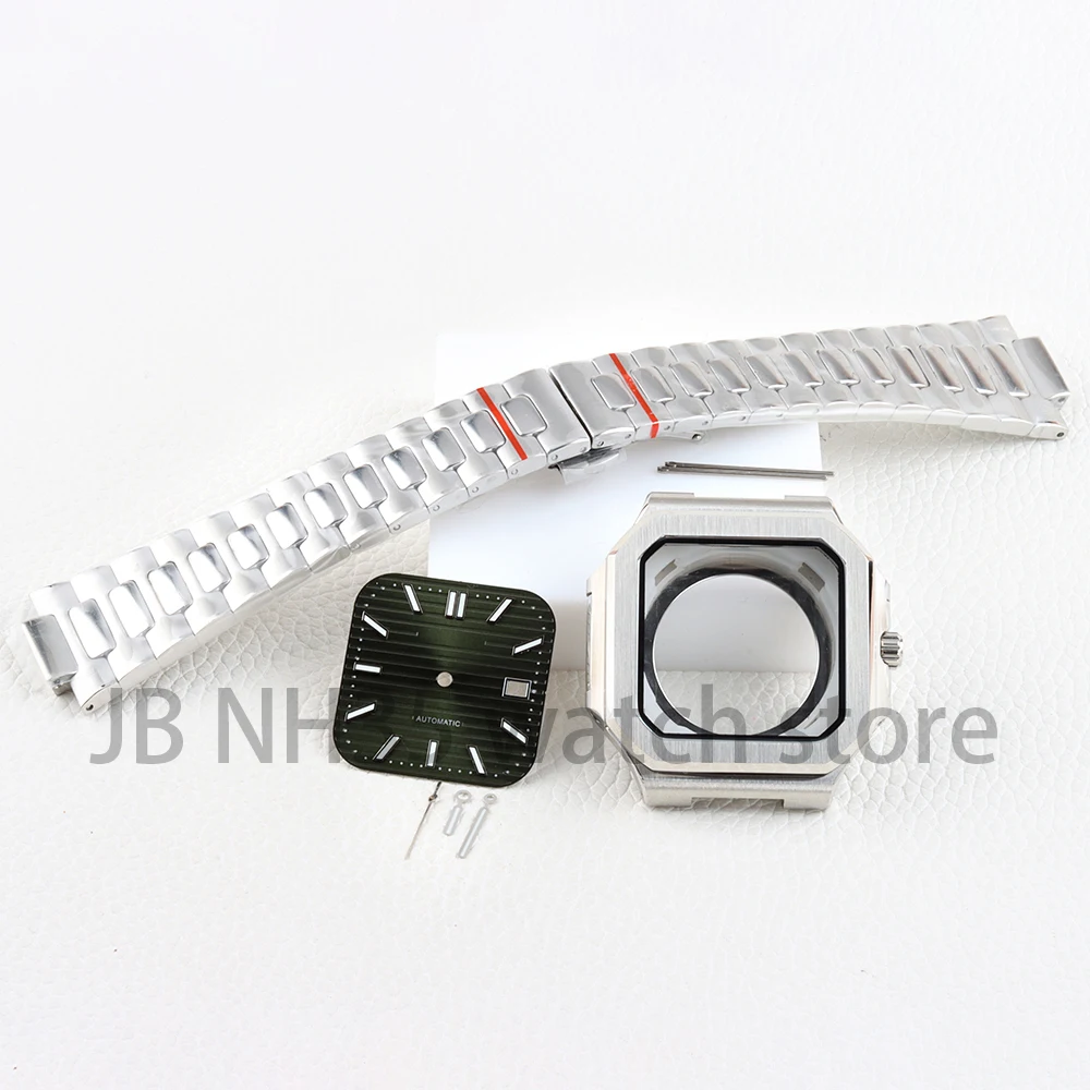 Square 42mm Silver Watch Case Stainless Steel Fit Modification NH35 NH36 Movement 29.5mm Dial CUBITUS Case Watch Accessories
Square 42mm Silver Watch Case Stainless Steel Fit Modification NH35 NH36 Movement 29.5mm Dial CUBITUS Case Watch Accessories