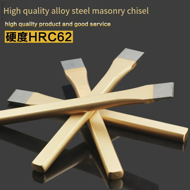 Flat Chisel Bull Point Chisel Durable Industrial Grade Alloy Steel Chisel For Brickwork Cement Concrete Metal Stone Wood 15-30mm
Flat Chisel Bull Point Chisel Durable Industrial Grade Alloy Steel Chisel For Brickwork Cement Concrete Metal Stone Wood 15-30mm