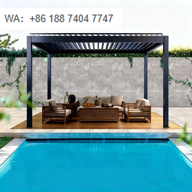 Моторизованная выдвижная алюминиевая пергола с жалюзи от производителя, с дистанционным управлением, для балкона, водонепроницаемая, одобрено CE, B2B, бестселлер
Моторизованная выдвижная алюминиевая пергола с жалюзи от производителя, с дистанционным управлением, для балкона, водонепроницаемая, одобрено CE, B2B, бестселлер