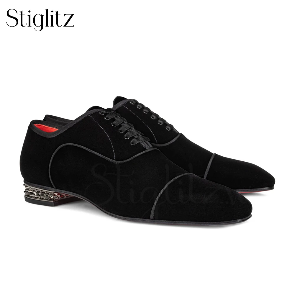 Rivet Heel Black Suede Oxford Shoes Elegant Style Dress Shoes Designer Comfortable Flat Shoes Luxury Men Shoes Custom Multicolor
Rivet Heel Black Suede Oxford Shoes Elegant Style Dress Shoes Designer Comfortable Flat Shoes Luxury Men Shoes Custom Multicolor