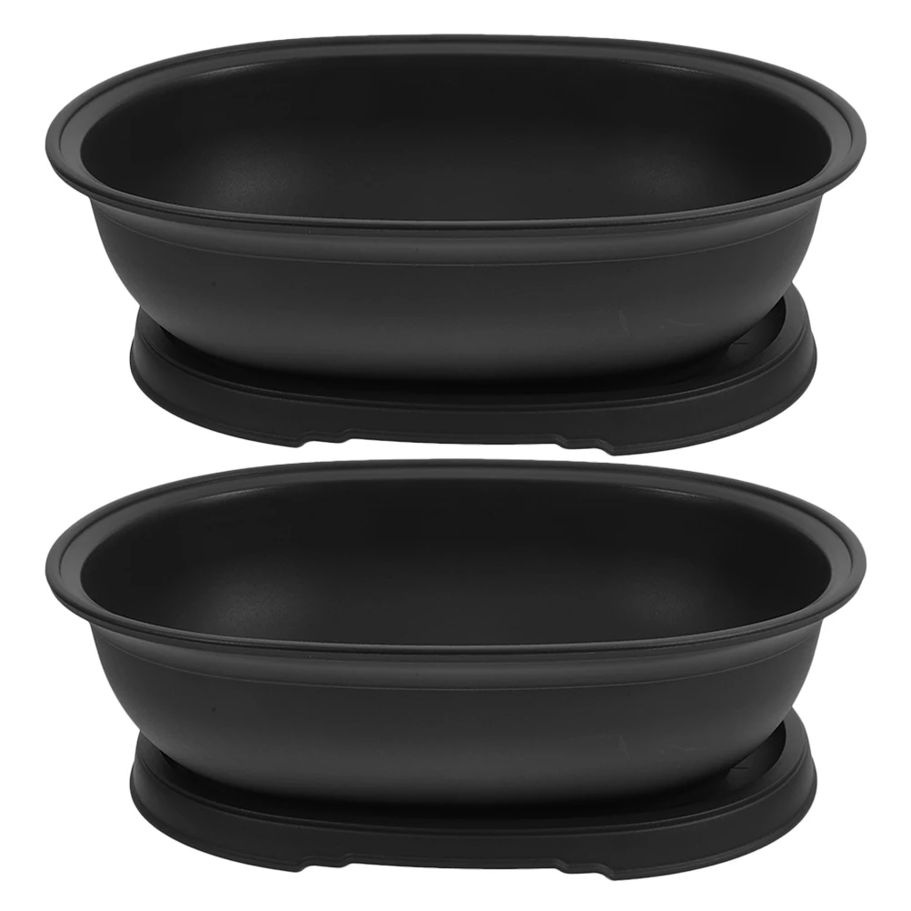 2 Pcs Imitation Purple Clay Plant Pot Orchid Planter Plastic Flower Pots Flowerpot
2 Pcs Imitation Purple Clay Plant Pot Orchid Planter Plastic Flower Pots Flowerpot