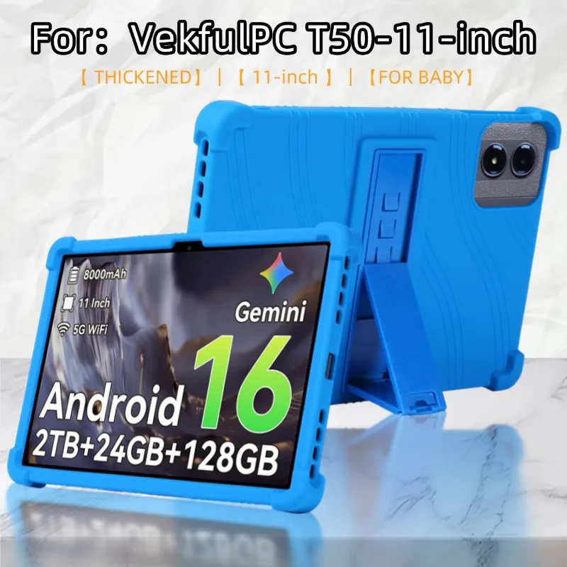 Soft Silicon Cover For VekfulPC T50 Tabwee W90 T90 T50 Teclast P50T 2026 11 Inch Tablet TPU Back Case Stand
Soft Silicon Cover For VekfulPC T50 Tabwee W90 T90 T50 Teclast P50T 2026 11 Inch Tablet TPU Back Case Stand