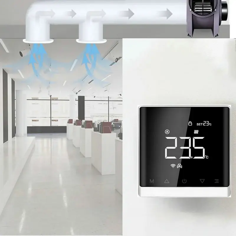 Air Quality Sensor CO2&PM2.5&VOC&temperature Wifi Regulator Fan Control Saving Ventilation HVAC indoor Ventilation System
Air Quality Sensor CO2&PM2.5&VOC&temperature Wifi Regulator Fan Control Saving Ventilation HVAC indoor Ventilation System