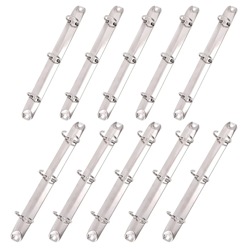 10Pcs A5 Notebook 3-Ring Binder Mechanism Letter Size Holes 20Mm Metal Loose Leaf Binders Spine-Combs
10Pcs A5 Notebook 3-Ring Binder Mechanism Letter Size Holes 20Mm Metal Loose Leaf Binders Spine-Combs