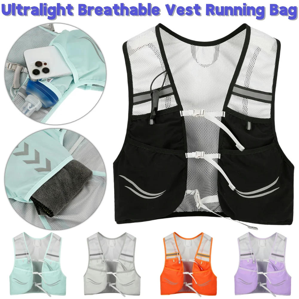 Outdoor Trail Running Backpack Ultralight Running Race Hydration Vest Breathable Jogging Vest for Marathon Cycling Hiking
Outdoor Trail Running Backpack Ultralight Running Race Hydration Vest Breathable Jogging Vest for Marathon Cycling Hiking