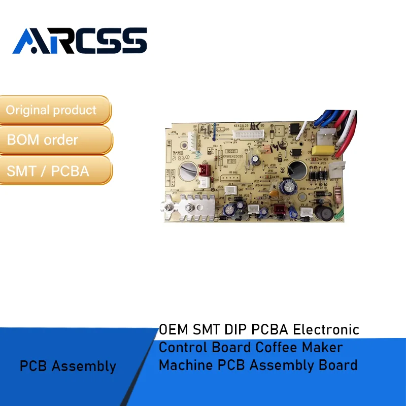OEM SMT DIP PCBA Electronic Control Board Coffee Maker Machine PCB Assembly Board
OEM SMT DIP PCBA Electronic Control Board Coffee Maker Machine PCB Assembly Board