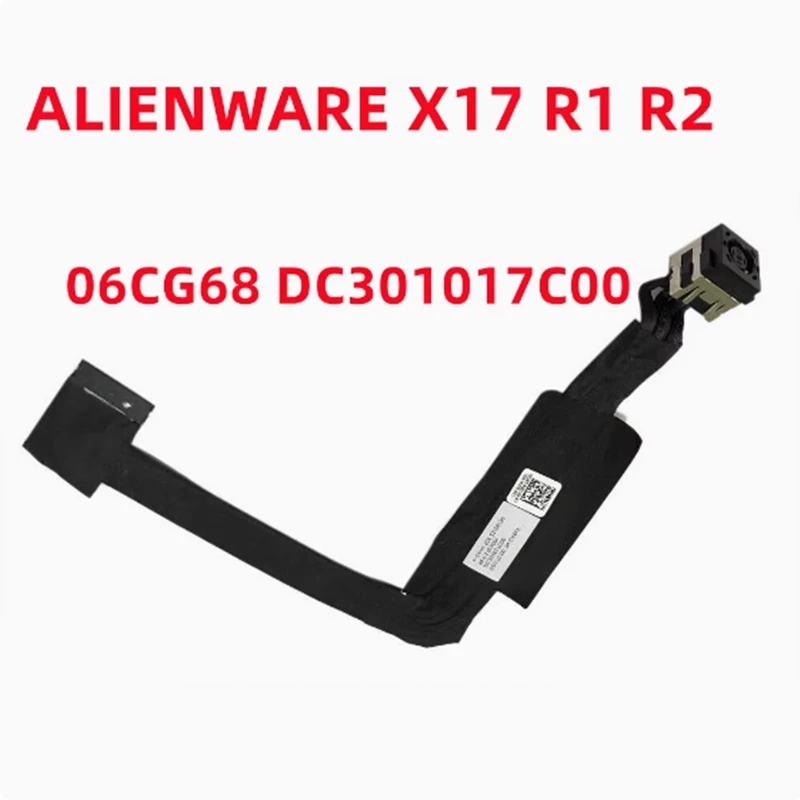 Кабель питания постоянного тока для ноутбука Dell ALIENWARE X17 R1 R2 P48E 06CG68 DC 301017 C00
Кабель питания постоянного тока для ноутбука Dell ALIENWARE X17 R1 R2 P48E 06CG68 DC 301017 C00
