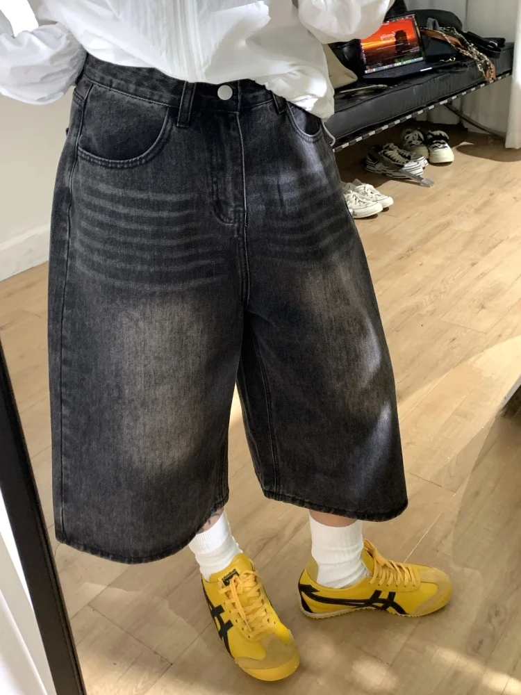 Широкие брюки с высокой талией и семью футами, женские легкие летние джинсы свободного кроя, брюки прямого кроя
Широкие брюки с высокой талией и семью футами, женские легкие летние джинсы свободного кроя, брюки прямого кроя