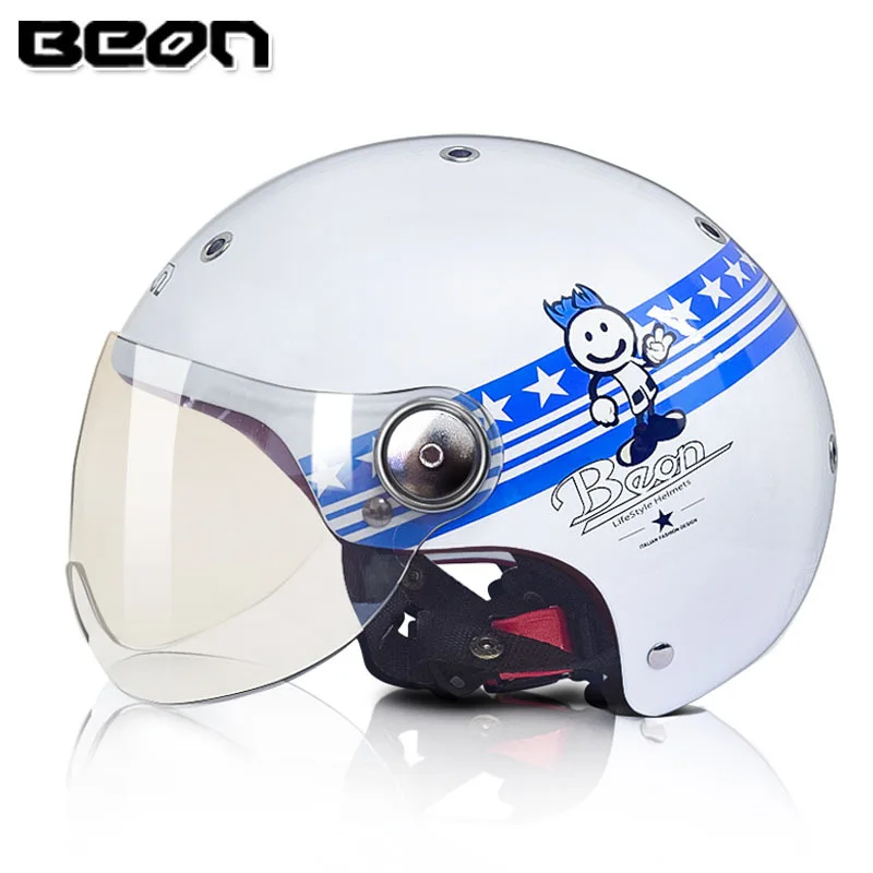 BEON Motorcycle Helmet Children's Cartoon Four Season Universal Half Helmet Electric Car Helmet Motorcycle Equipment
BEON Motorcycle Helmet Children's Cartoon Four Season Universal Half Helmet Electric Car Helmet Motorcycle Equipment