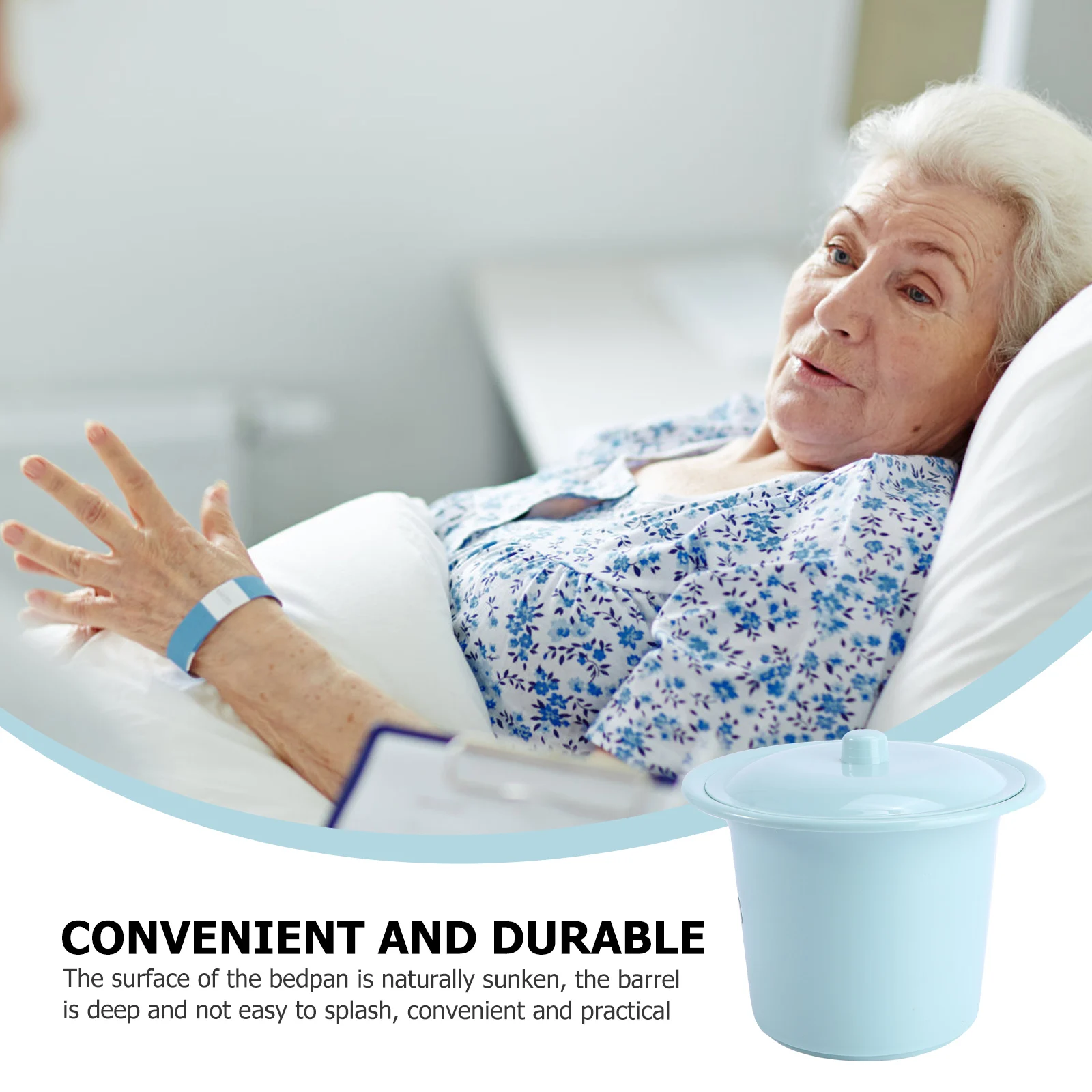 1pc Plastic Bedpan With Lid Compact Deep Basin For Elderly Home Use Chamber Pot Urinal Bucket Old Man Spittoon Container
1pc Plastic Bedpan With Lid Compact Deep Basin For Elderly Home Use Chamber Pot Urinal Bucket Old Man Spittoon Container