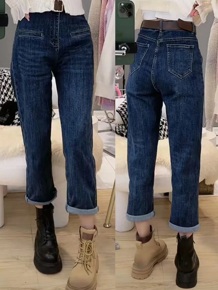 Slim Fit High Waist Straight Leg Jeans Women's Elastic Loose Vintage Long Pants Autumn New Style plus Size Versatile Denim Tr...
Slim Fit High Waist Straight Leg Jeans Women's Elastic Loose Vintage Long Pants Autumn New Style plus Size Versatile Denim Tr...