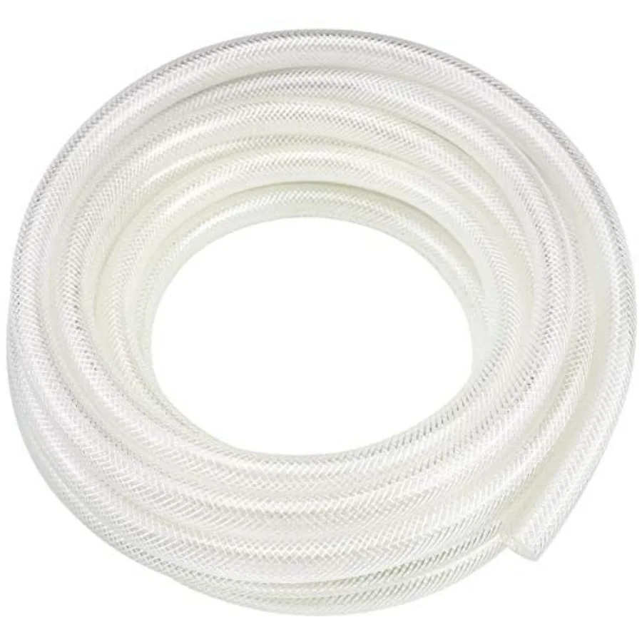 1-1/2 ID x 10 Ft High Pressure Braided Clear PVC Vinyl Tubing Flexible Vinyl Tube Heavy Duty Reinforced Hose for Industrial Use
1-1/2 ID x 10 Ft High Pressure Braided Clear PVC Vinyl Tubing Flexible Vinyl Tube Heavy Duty Reinforced Hose for Industrial Use