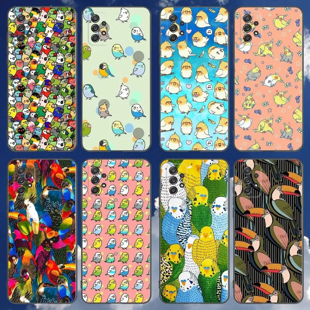 Animal Parrot Bird Phone Case For Samsung Galaxy A 91,80,73,72,71,53,52,51,22,5G Shockproof Soft Black Cover
Animal Parrot Bird Phone Case For Samsung Galaxy A 91,80,73,72,71,53,52,51,22,5G Shockproof Soft Black Cover
