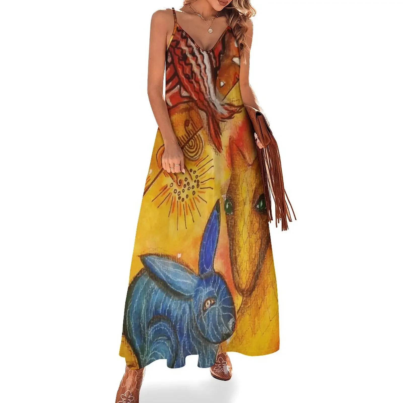Moonfish and Tigerhare meet the Golden Dragon Sleeveless Dress women's evening dresses 2025 elegant chic women dresses promotion
Moonfish and Tigerhare meet the Golden Dragon Sleeveless Dress women's evening dresses 2025 elegant chic women dresses promotion