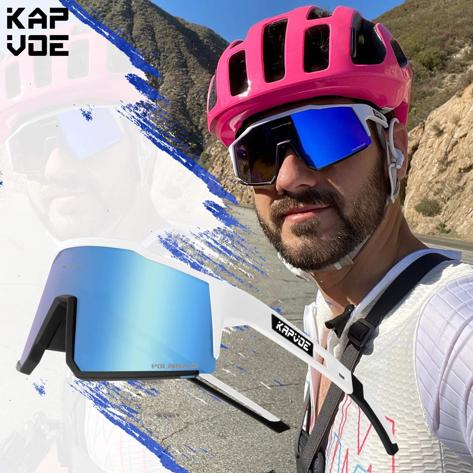 Kapvoe Polarized Cycling Glasses UV400 Protection Sunglasses Road Cycling Goggles Outdoor Sports MTB Road Mountain Bicycle
Kapvoe Polarized Cycling Glasses UV400 Protection Sunglasses Road Cycling Goggles Outdoor Sports MTB Road Mountain Bicycle