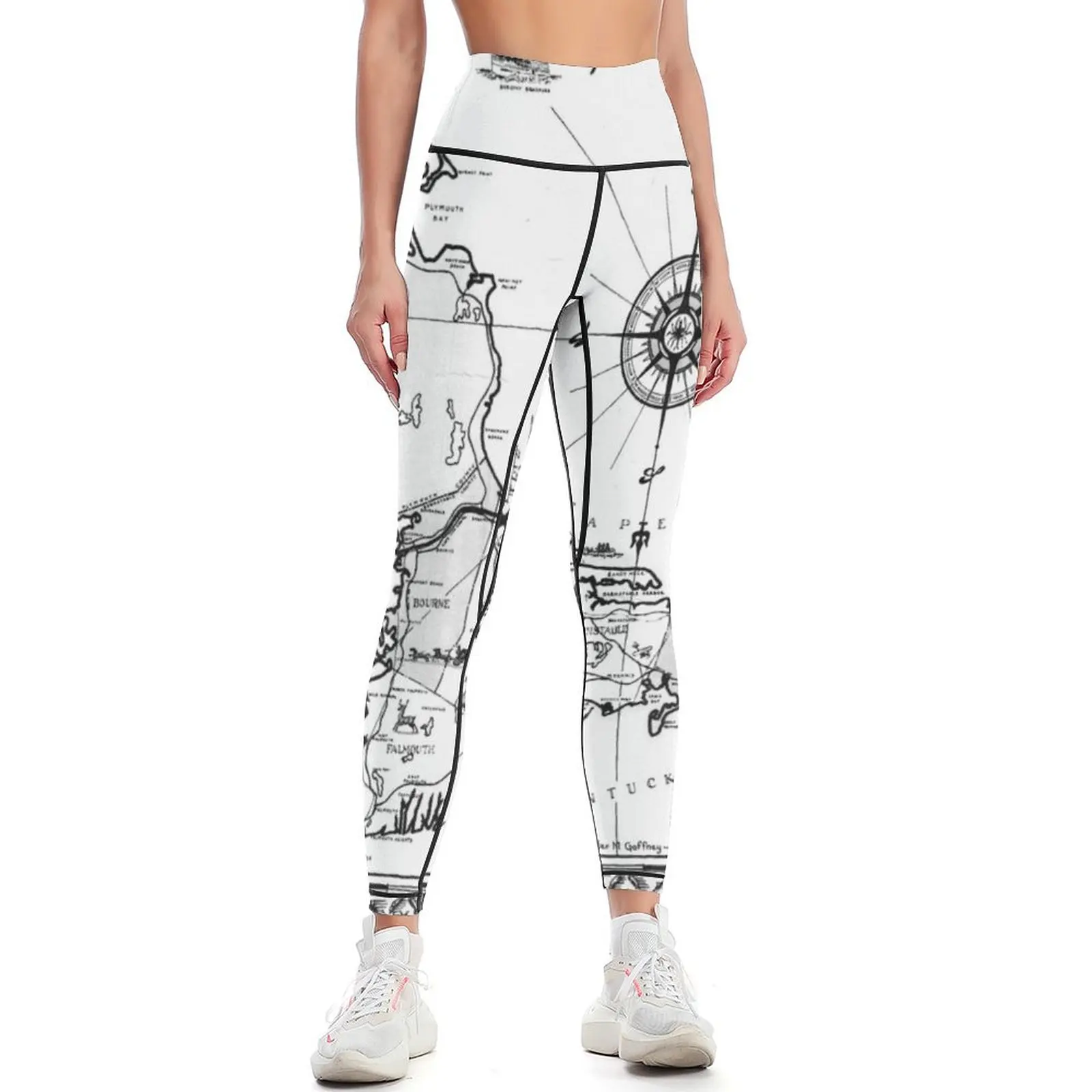 Vintage Map of Cape Cod BW Leggings Women's sports pants sports woman gym Female legging pants Womens Leggings
Vintage Map of Cape Cod BW Leggings Women's sports pants sports woman gym Female legging pants Womens Leggings