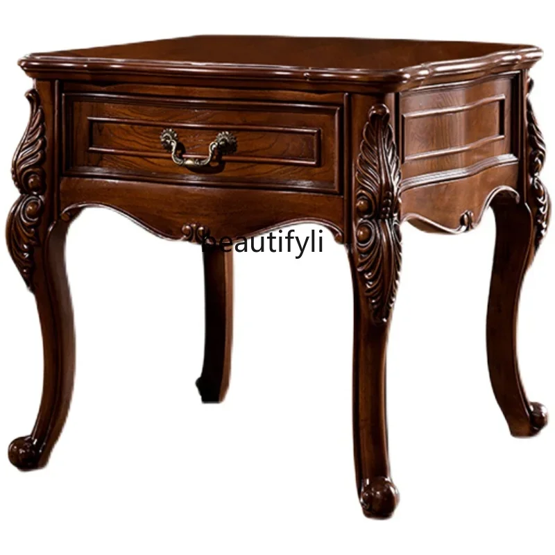 ss8350 American solid wood sofa edge few European living room small coffee table casual negotiation table retro carving
ss8350 American solid wood sofa edge few European living room small coffee table casual negotiation table retro carving