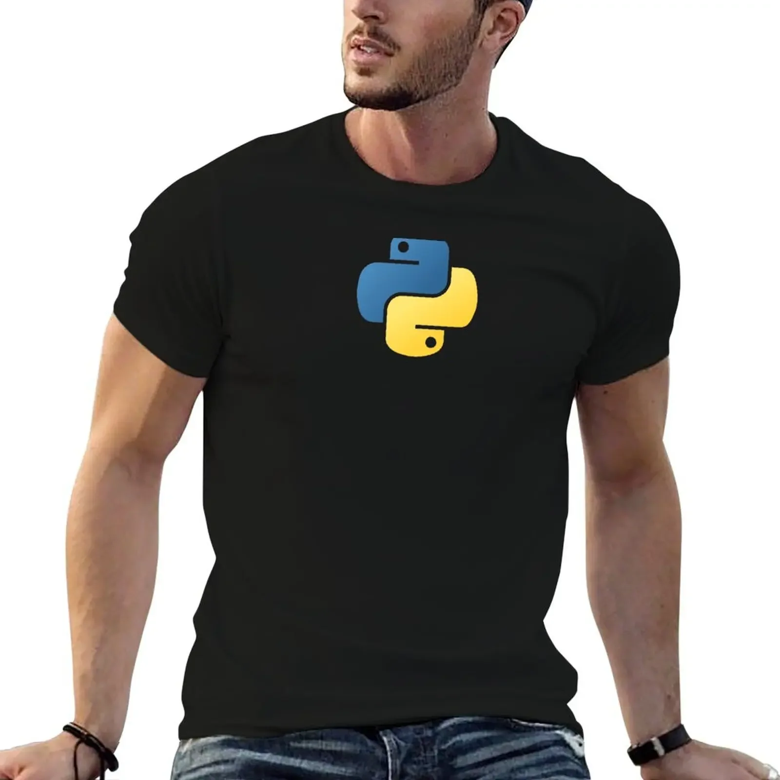Official Python logo black Premium T-Shirt sublime topping quick drying vintage men t shirts high quality
Official Python logo black Premium T-Shirt sublime topping quick drying vintage men t shirts high quality