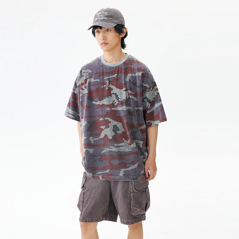 Men Streetwear Washed Cotton Striped Loose Casual Short Sleeve T-shirt Cityboy Oversize T Shirts Unisex Tshirts
Men Streetwear Washed Cotton Striped Loose Casual Short Sleeve T-shirt Cityboy Oversize T Shirts Unisex Tshirts