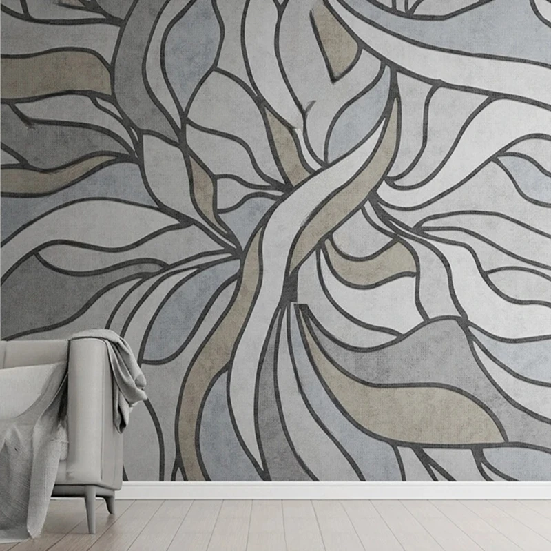 Modern Hand-painted Abstract Stripe Custom Mural Wallpaper for Living Room TV Sofa Backdrop Wall Art 3D Home Decor Background
Modern Hand-painted Abstract Stripe Custom Mural Wallpaper for Living Room TV Sofa Backdrop Wall Art 3D Home Decor Background