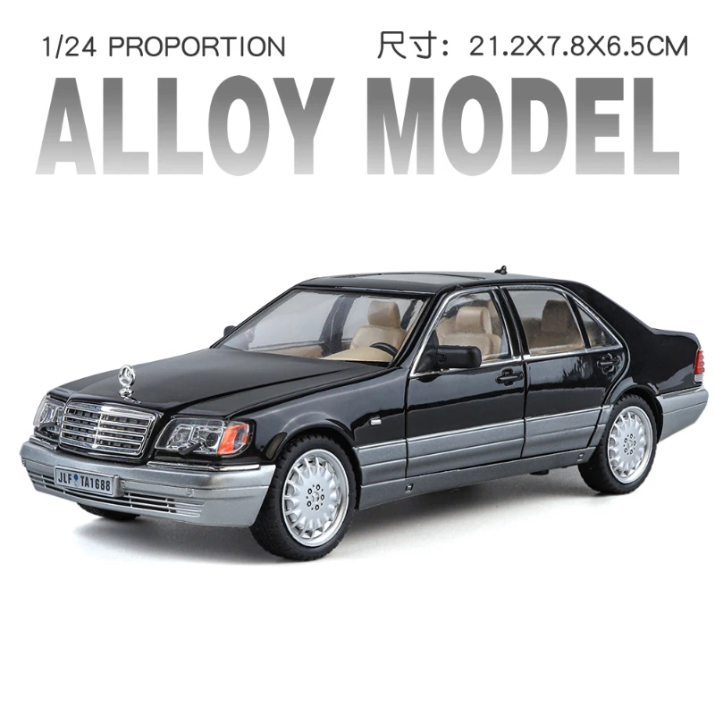 1/24 Benz S-W140 Alloy Die Cast Toy Car Model Sound and Light Children's Toy Collectibles Birthday gift
1/24 Benz S-W140 Alloy Die Cast Toy Car Model Sound and Light Children's Toy Collectibles Birthday gift