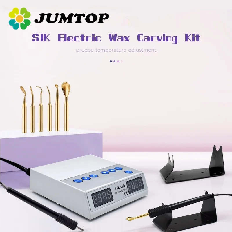 JUMTOP Dental Electric Wax Caring Kit Digital Display Waxer Heat Carving Knife Machine with Double Pen and 6 Wax Tips
JUMTOP Dental Electric Wax Caring Kit Digital Display Waxer Heat Carving Knife Machine with Double Pen and 6 Wax Tips