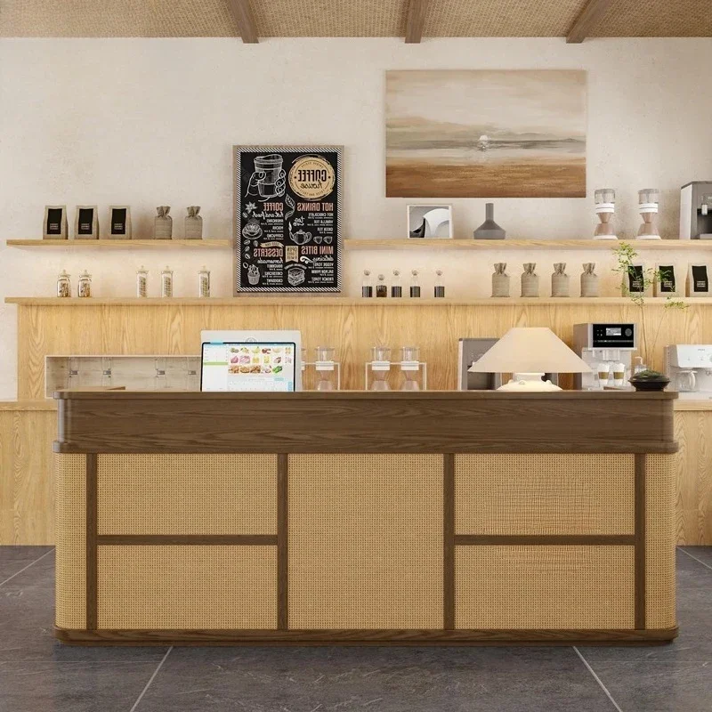 Wabi Sabi Wind B & B Clothing Store checkout page Shop Small Counter Japanese Dining Rattan, Reception Desk
Wabi Sabi Wind B & B Clothing Store checkout page Shop Small Counter Japanese Dining Rattan, Reception Desk