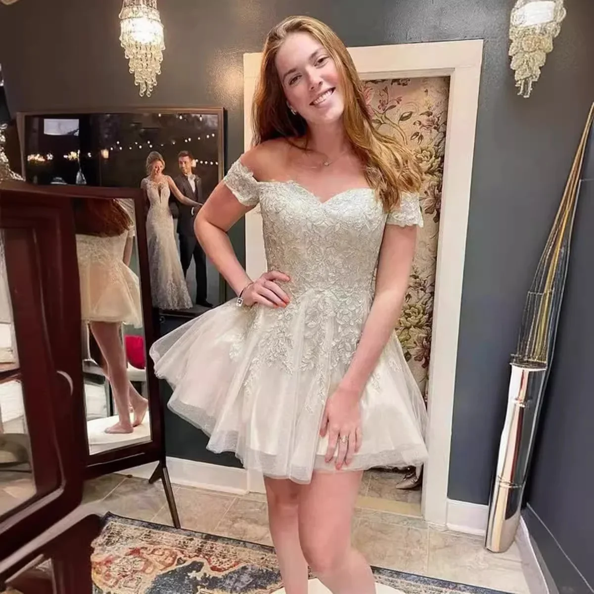 Short Evening Prom Woman Evening Party Dress Wedding Elegant Women's Dresses for Party Cocktail of Dresses Ball Gown Customized
Short Evening Prom Woman Evening Party Dress Wedding Elegant Women's Dresses for Party Cocktail of Dresses Ball Gown Customized
