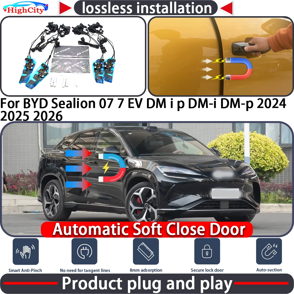 Electric Closing Door Lock Actuator for BYD Sealion 07 7 EV DM i p DM-i DM-p 2024 2025 2026 Soft Close Power Latch System Auto
Electric Closing Door Lock Actuator for BYD Sealion 07 7 EV DM i p DM-i DM-p 2024 2025 2026 Soft Close Power Latch System Auto