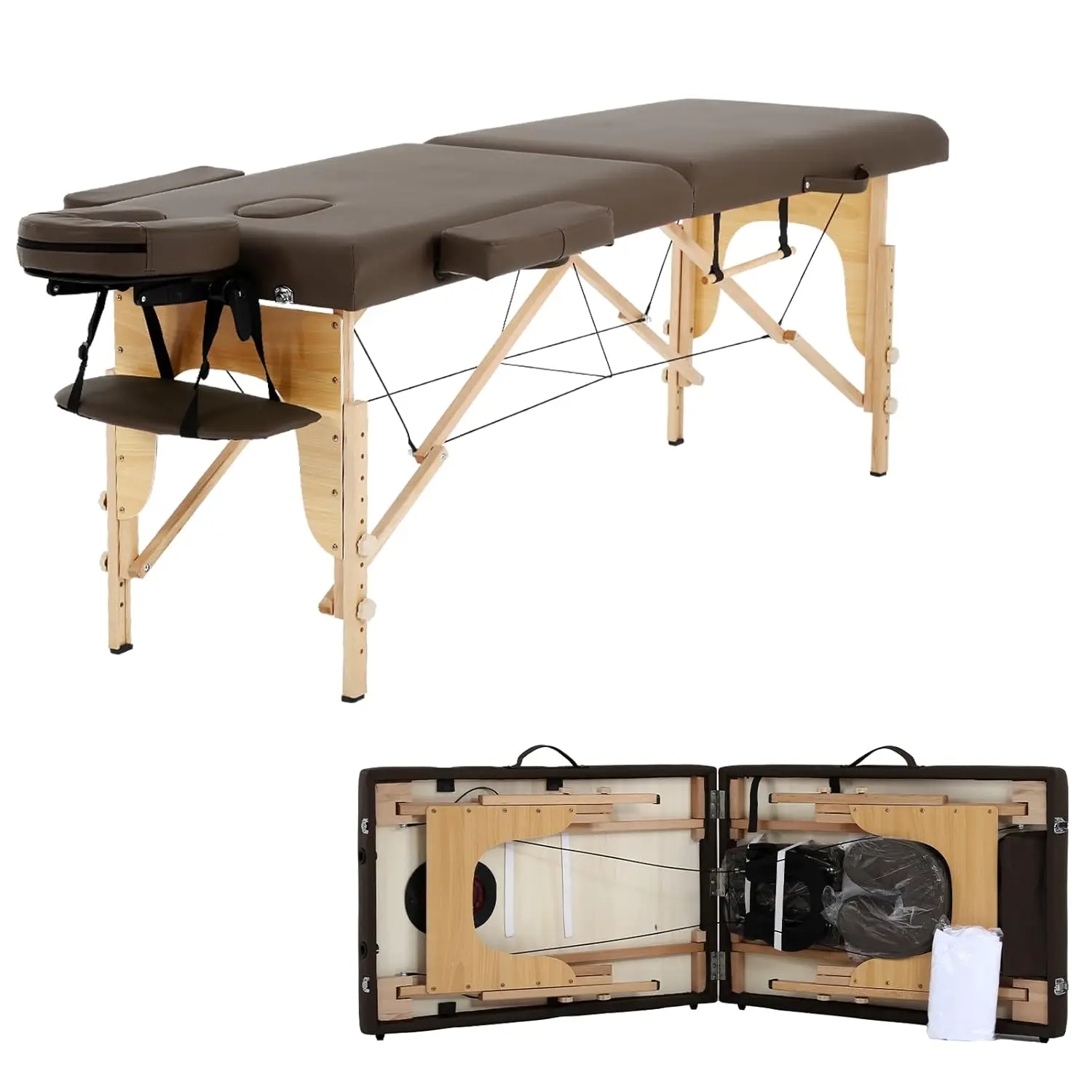 Massage Table Portable Foldable Lash Bed 73" Long Wide Spa Bed 2-Fold Height Adjustable Esthetician Wax Bed Tattoo, Customized
Massage Table Portable Foldable Lash Bed 73" Long Wide Spa Bed 2-Fold Height Adjustable Esthetician Wax Bed Tattoo, Customized