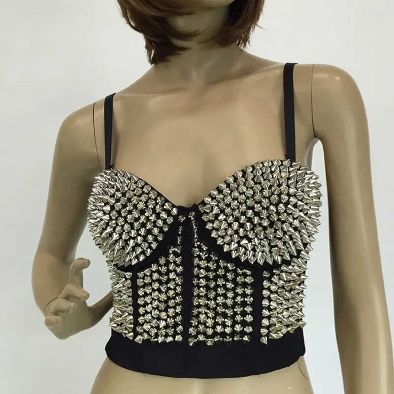 Customized New Nightclub Pole Stage Dress Belly Dance Bra DS Performance Dress Handmade Beaded Rivet Strap Bra 10M Rivet
Customized New Nightclub Pole Stage Dress Belly Dance Bra DS Performance Dress Handmade Beaded Rivet Strap Bra 10M Rivet