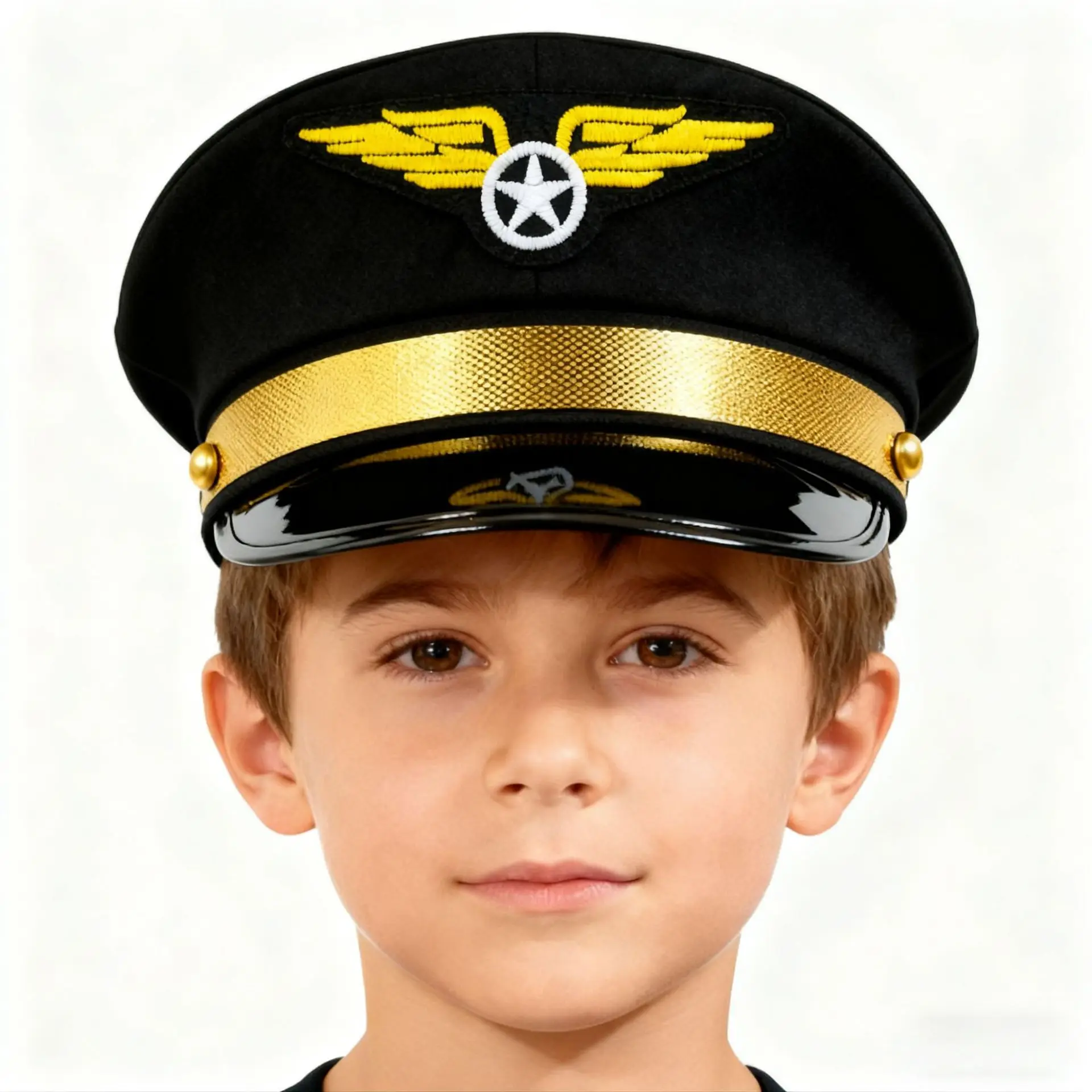 Детская шляпа капитана, косплей, авиационная кепка, темно-синий костюм для вечеринки, полицейские кепки моряков, шляпа капитана для выступлений со значком, унисекс, 1 шт.
Детская шляпа капитана, косплей, авиационная кепка, темно-синий костюм для вечеринки, полицейские кепки моряков, шляпа капитана для выступлений со значком, унисекс, 1 шт.