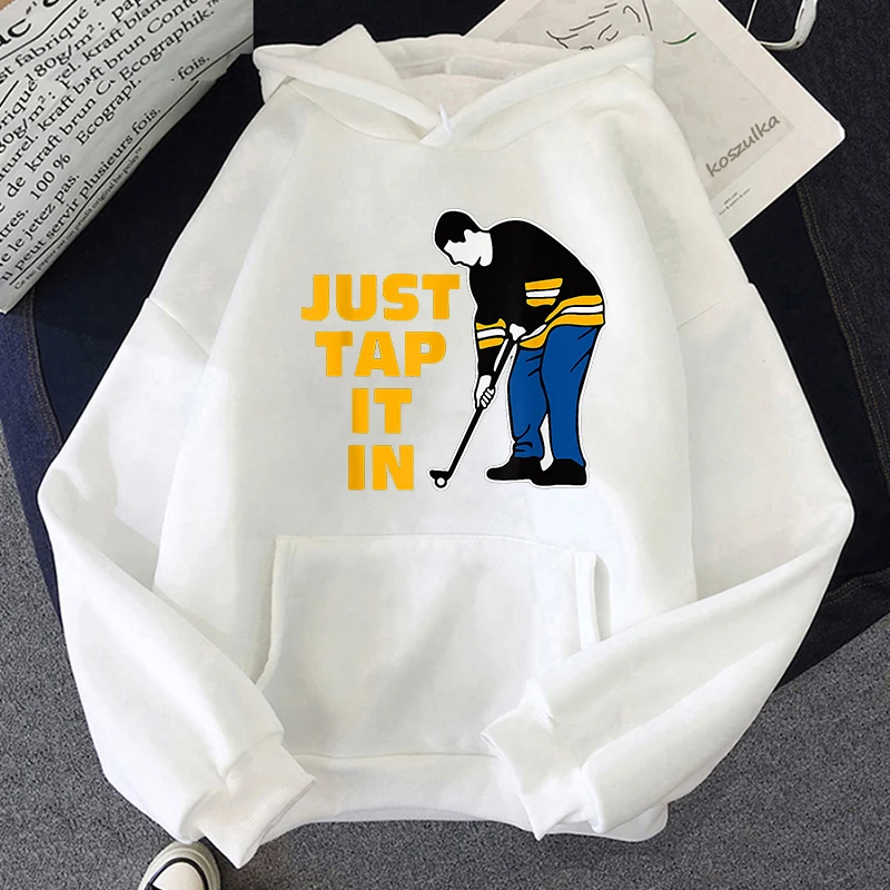 Happy Gilmore 2, толстовки с капюшоном JUST TAP IT для мужчин и женщин, спортивный костюм с длинными рукавами, пуловер, осенне-зимняя одежда
Happy Gilmore 2, толстовки с капюшоном JUST TAP IT для мужчин и женщин, спортивный костюм с длинными рукавами, пуловер, осенне-зимняя одежда