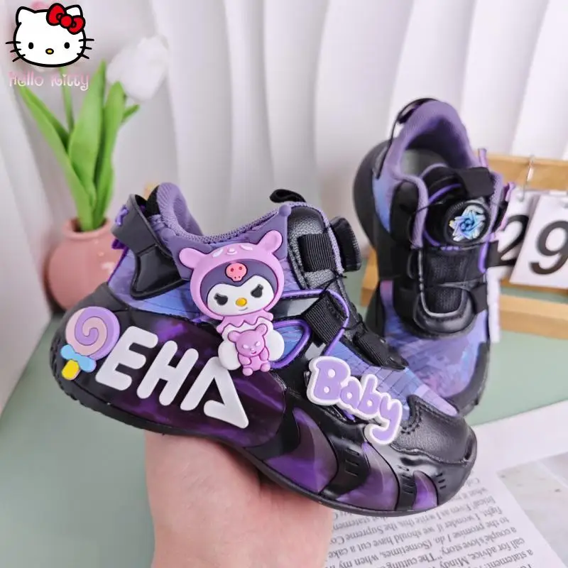 Kuromi Girls Cartoon New Dad Shoes Hello Kitty Spring Autumn Anime Kawaii Teenagers Twist Button Sports Basketball Shoes
Kuromi Girls Cartoon New Dad Shoes Hello Kitty Spring Autumn Anime Kawaii Teenagers Twist Button Sports Basketball Shoes
