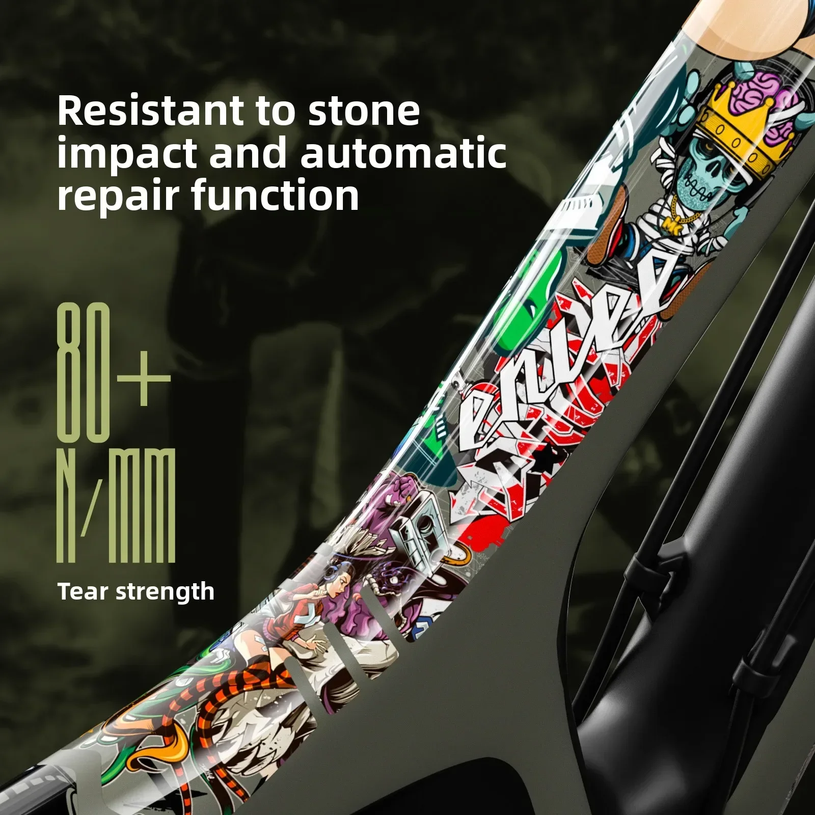 Велосипедный щиток StealthGuard Pro — винил автомобильного уровня 3M с ударопрочным ПВХ-слоем
Велосипедный щиток StealthGuard Pro — винил автомобильного уровня 3M с ударопрочным ПВХ-слоем