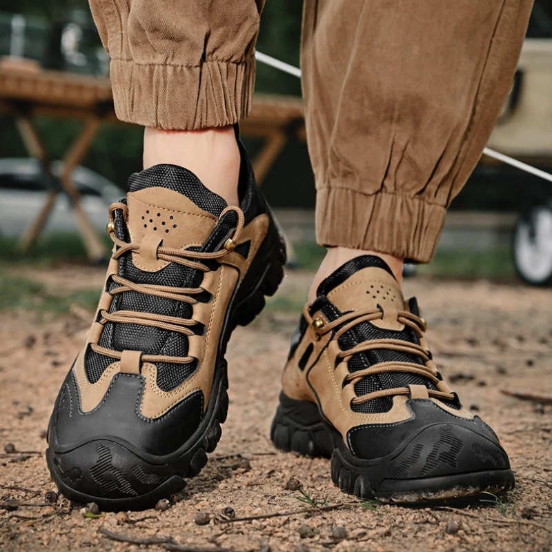 Дышащая мужская спортивная обувь для пешего туризма, роскошные дизайнерские треккинговые кроссовки для мужчин, кемпинга, уличная рабочая мужская обувь 
Дышащая мужская спортивная обувь для пешего туризма, роскошные дизайнерские треккинговые кроссовки для мужчин, кемпинга, уличная рабочая мужская обувь