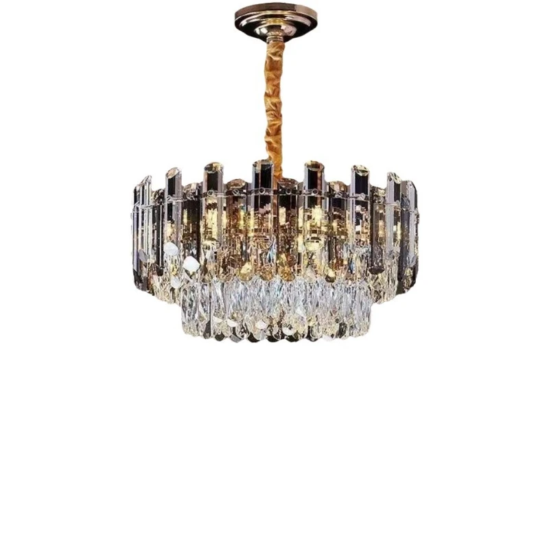 Light luxury modern simple two-color matching home living room dining room hotel club chandelier crystal chandelier
Light luxury modern simple two-color matching home living room dining room hotel club chandelier crystal chandelier