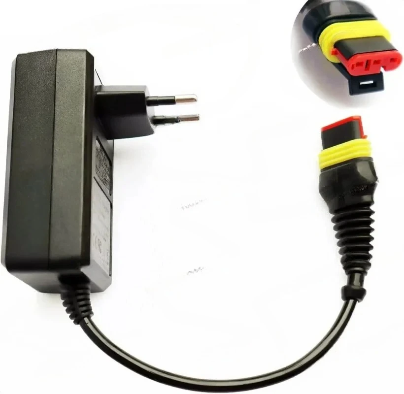 Plug 28V 1.3A Adapter Charger Power Supply for Husqvarna Automower 105 305 315X 40X 2016-2022 / Gardena 2016+/Sileno 2018
Plug 28V 1.3A Adapter Charger Power Supply for Husqvarna Automower 105 305 315X 40X 2016-2022 / Gardena 2016+/Sileno 2018