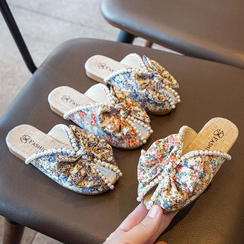 Kids Slippers Baby Girls Cute Floral Pearl Bow Tie Slippers Pearl Children Shark Slippers Sandals Beach Shoes House Slippers
Kids Slippers Baby Girls Cute Floral Pearl Bow Tie Slippers Pearl Children Shark Slippers Sandals Beach Shoes House Slippers