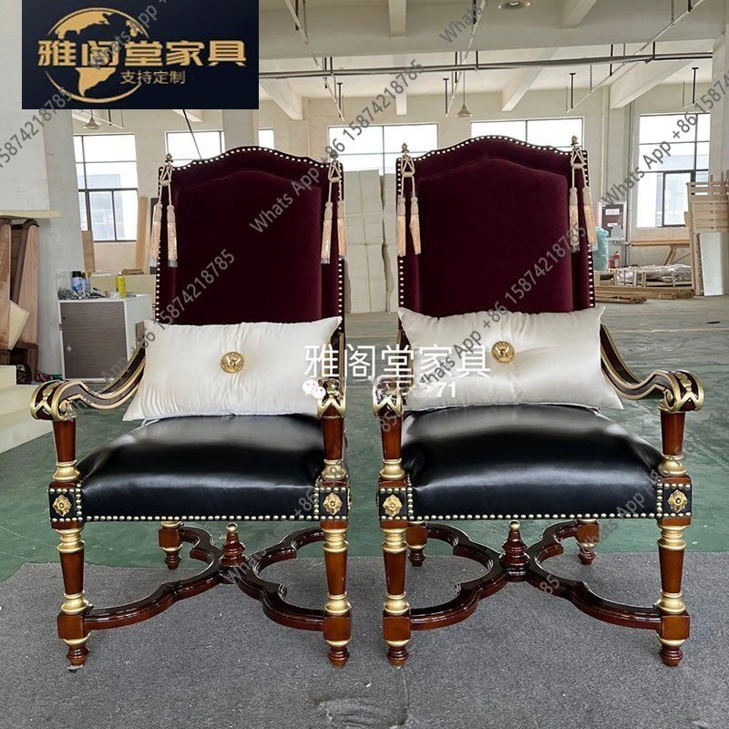 English mahogany single sofa villa furniture general chair living room home sofa chair
English mahogany single sofa villa furniture general chair living room home sofa chair