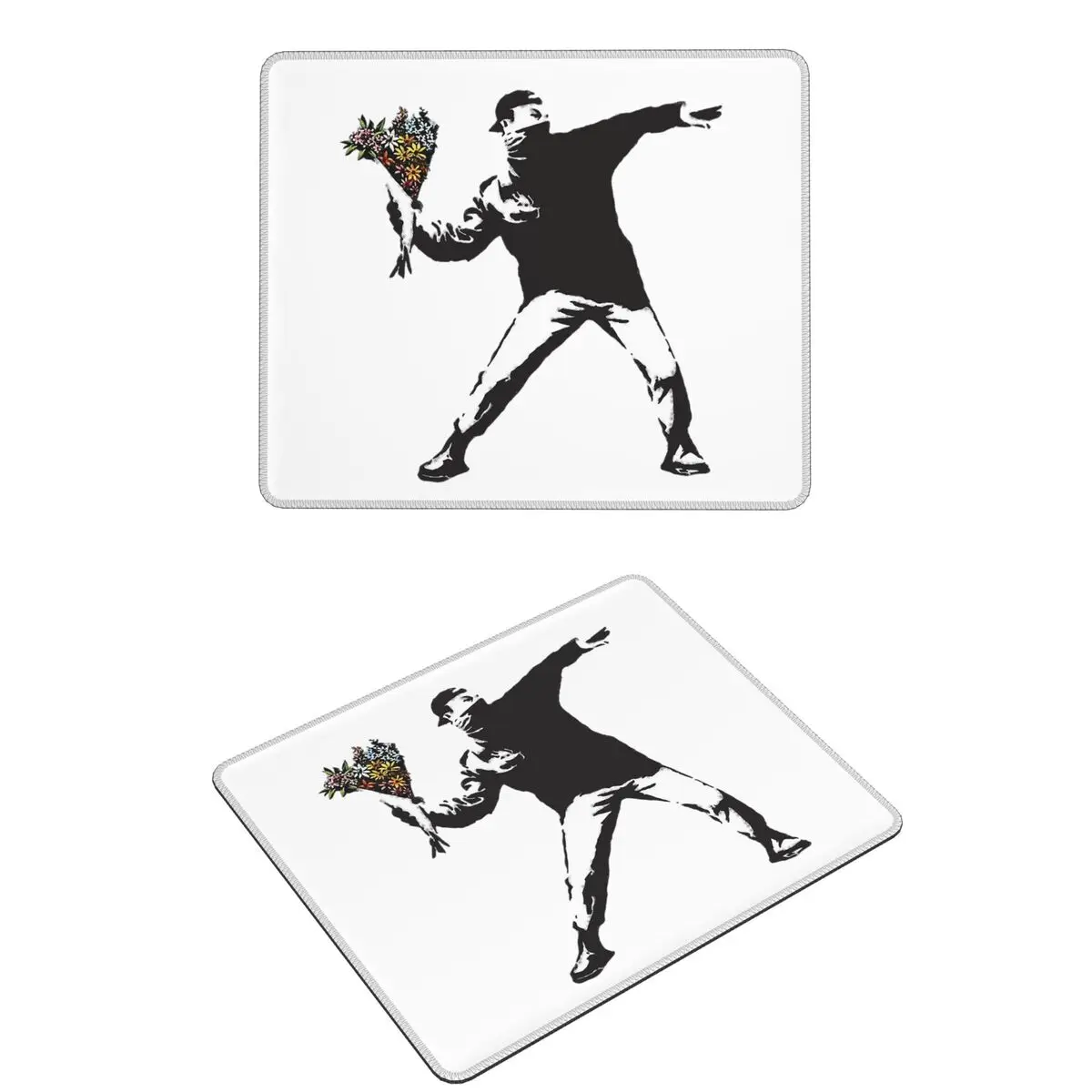 Banksy Graffiti Protest Anarchist Throwing Flowers Thrower Computer Keyboard Mouse Mat Gamer PC Laptop Desk Mat Table Mats
Banksy Graffiti Protest Anarchist Throwing Flowers Thrower Computer Keyboard Mouse Mat Gamer PC Laptop Desk Mat Table Mats
