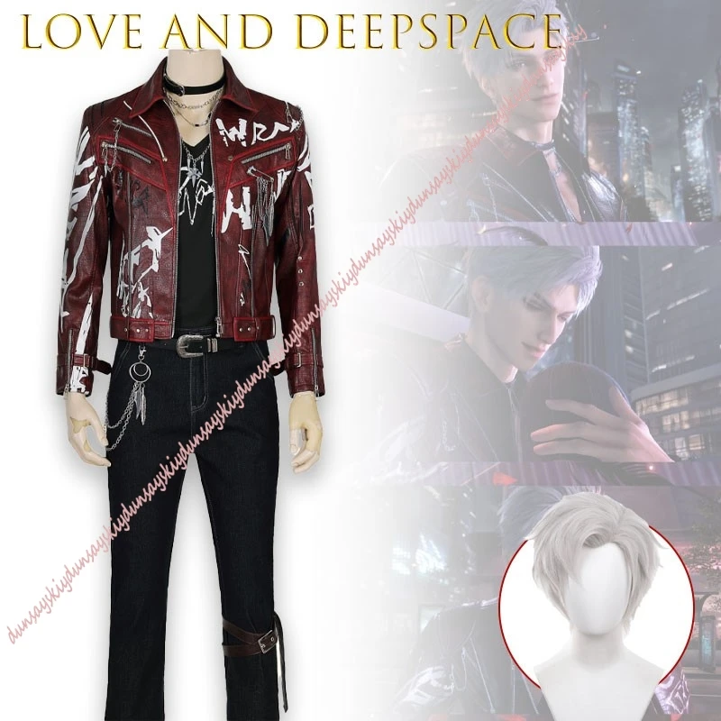 Love And Deepspace Sylus Cosplay Costume Adult Unisex PU Jackets Long Sleeve Casual Top Bomber Coat for シン 진운 Halloween Clothes
Love And Deepspace Sylus Cosplay Costume Adult Unisex PU Jackets Long Sleeve Casual Top Bomber Coat for シン 진운 Halloween Clothes