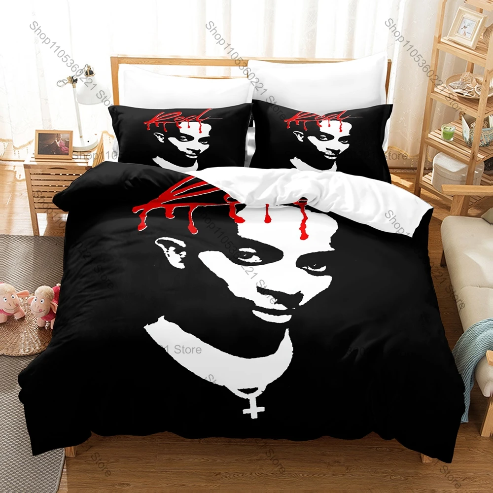 Popular Rapper Playboi Carti Duvet Cover + 2 Pillowcases, Vivid Printed Bedding Set for Daily Use & Fan Gift
Popular Rapper Playboi Carti Duvet Cover + 2 Pillowcases, Vivid Printed Bedding Set for Daily Use & Fan Gift
