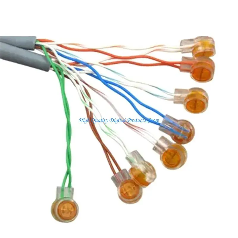 U2JE 200Pack 1 Port Crimp Connection Terminals Clear K1 Connector Waterproof Wiring Ethernet Cable Telephone Cord
U2JE 200Pack 1 Port Crimp Connection Terminals Clear K1 Connector Waterproof Wiring Ethernet Cable Telephone Cord